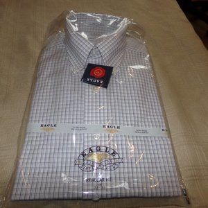Eagle Long Sleeved Shirt, 15 32/33 M, Off White